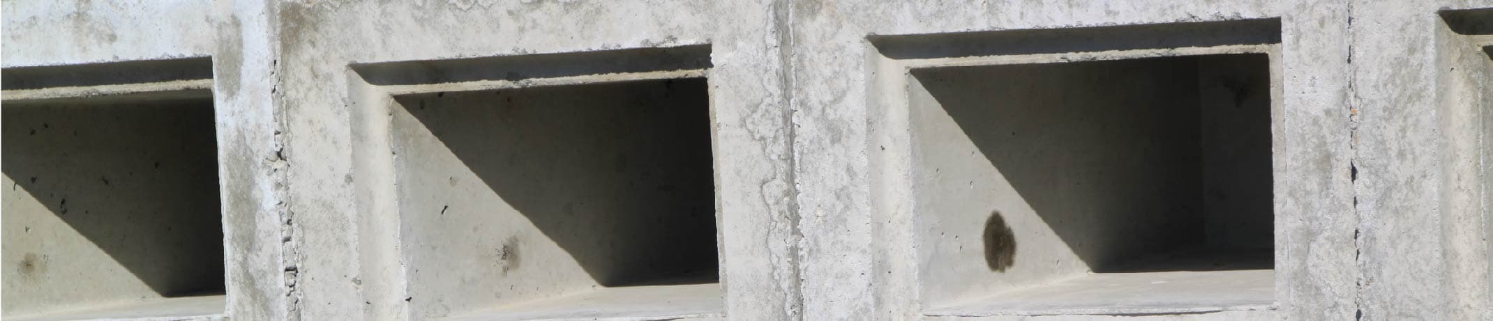 Close-up of concrete building blocks